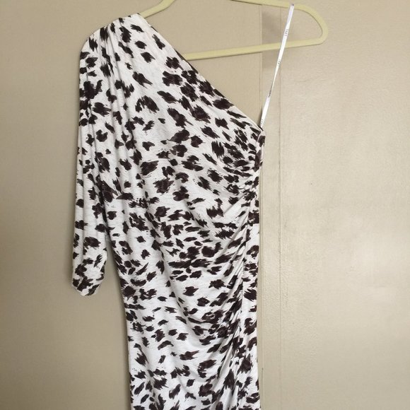 Tart One Shoulder Animal Print BodyCon Dress XS - Picture 3 of 4